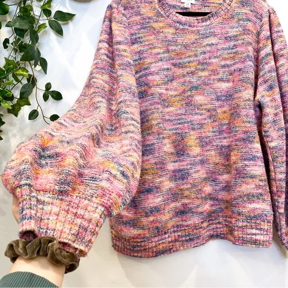 J. Crew Rainbow Knit Sweater Size 2X - Picture 2 of 9